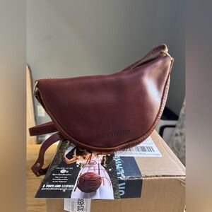 Portland Leather Nutmeg Koala Crossbody Bag